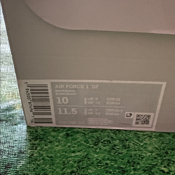 Nike Air Force 1 Low "Just Do It" orange vintage 2007 shoes men’s sz 10 - Picture 9 of 13